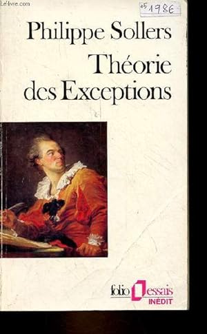 Seller image for Thorie des exceptions - Collection folio essais n28. for sale by Le-Livre
