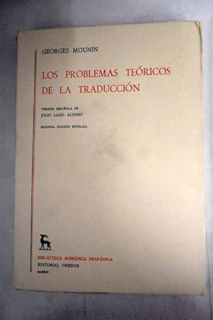 Immagine del venditore per Los problemas tericos de la traduccin venduto da Alcan Libros