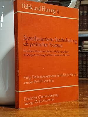 Bild des Verkufers fr Sozialorientierte Stadterhaltung als politischer Prozess. Politik und Planung, Band 4 zum Verkauf von Librera Miau