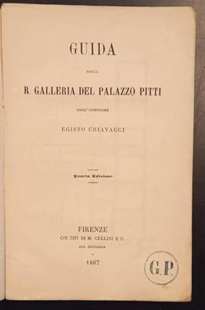 Seller image for GUIDA DELLA R. GALLERIA DEL PALAZZO PITTI. for sale by studio bibliografico pera s.a.s.