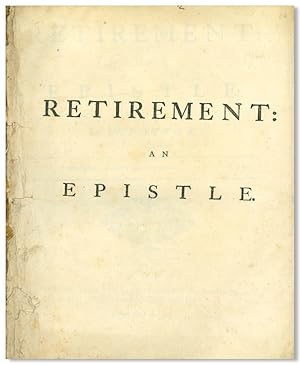 RETIREMENT: AN EPISTLE