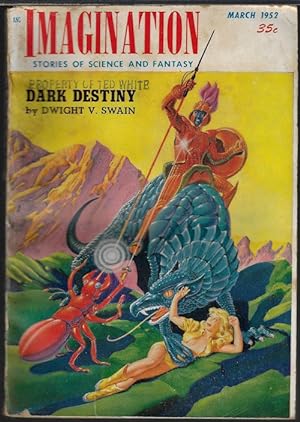 Image du vendeur pour IMAGINATION Stories of Science and Fantasy: March. Mar. 1952 mis en vente par Books from the Crypt