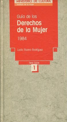 Bild des Verkufers fr GUIAS DE LOS DERECHOS DE LA MUJER 1984. zum Verkauf von Libros Ambig