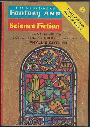Seller image for The Magazine of FANTASY AND SCIENCE FICTION (F&SF): June 1972 for sale by Books from the Crypt