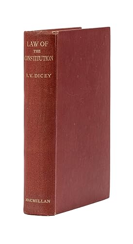 Seller image for Introduction to the Study of the Law of the Constitution for sale by The Lawbook Exchange, Ltd., ABAA  ILAB