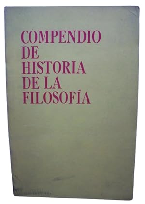 Compendio De Historia De La Filosofía