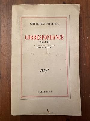 Imagen del vendedor de Correspondance 1904-1938 a la venta por Librairie des Possibles