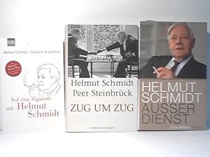 Immagine del venditore per Auer Dienst - Eine Bilanz/ Zug um Zug/ Auf eine Zigarette mit Helmut Schmidt. 3 Bnde venduto da Celler Versandantiquariat