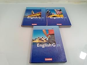 Konvolut 3 Bücher: English G 21 - Ausgabe A - Band 3: 7. Schuljahr; 4; 5 Schulbuch - Festeinband