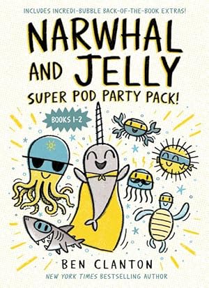 Bild des Verkufers fr Narwhal and Jelly: Super Pod Party Pack! (Paperback Books 1 & 2) zum Verkauf von moluna