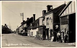 Foto Ansichtskarte / Postkarte Great Oakley Northamptonshire, BP Tankstelle, High Street