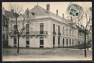 Carte postale Belfort, Le Cercle Militaire