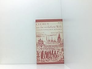 Bild des Verkufers fr Chorus an die verkehrte Welt. Russische Dichtung des 18. Jahrhunderts. zum Verkauf von Book Broker