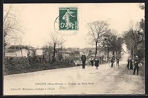 Carte postale Chiché, Avenue du Pont-Neuf