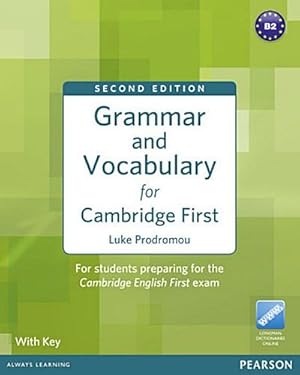 Immagine del venditore per Grammar and Vocabulary for Cambridge First (with Key) venduto da Rheinberg-Buch Andreas Meier eK