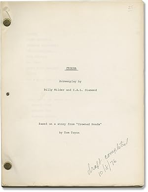 Bild des Verkufers fr Fedora (Original screenplay for the 1978 film) zum Verkauf von Royal Books, Inc., ABAA