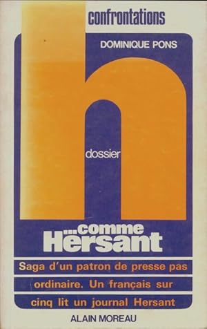 Dossier H comme Hersant - Dominique Pons