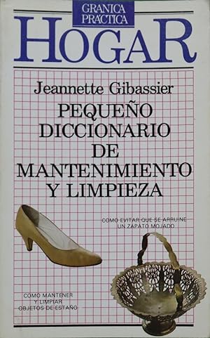Imagen del vendedor de Pequeo diccionario de mantenimiento y limpieza a la venta por Librera Alonso Quijano