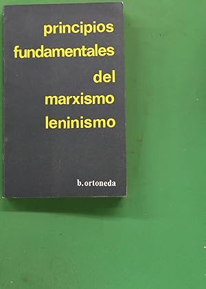 Immagine del venditore per Principios fundamentales del marxismo leninismo venduto da Librera Alonso Quijano