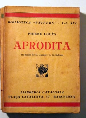 Image du vendeur pour AFRODITA - Barcelona 1931 - 1 edici en catal mis en vente par Llibres del Mirall
