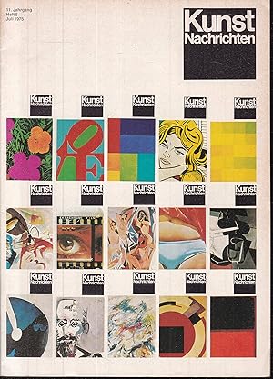 Seller image for Kunst Nachrichten. Zeitschrift fr internationale Kunst. 11. Jahrgang, Heft 5, Juni 1975 for sale by Graphem. Kunst- und Buchantiquariat