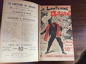 La Lanterne de BRUANT . Ouvrage de 43 numéros reliés en 1 volume .