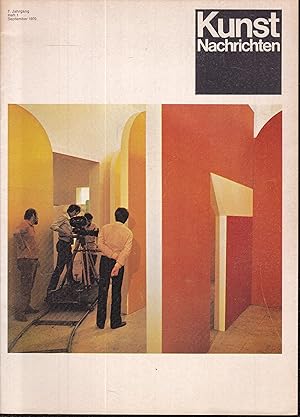 Seller image for Kunst Nachrichten. Zeitschrift fr internationale Kunst. 7. Jahrgang, Heft 1, September 1970 for sale by Graphem. Kunst- und Buchantiquariat