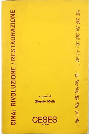 Seller image for Cina: rivoluzione/restaurazione for sale by Libreria Tara