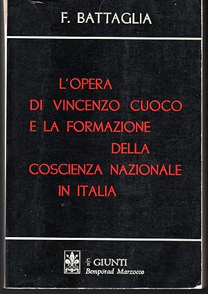 Imagen del vendedor de L'opera di Vincenzo Cuoco e la formazione della coscienza nazionale in Italia a la venta por Libreria Tara