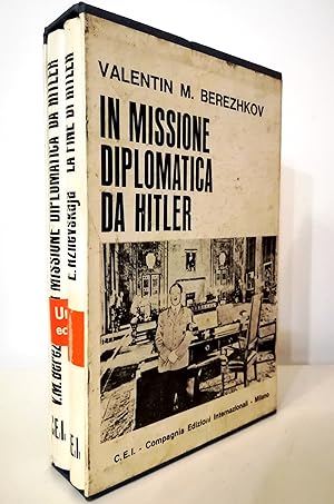 Imagen del vendedor de In missione diplomatica da Hitler - La fine di Hitler Fuori dal mito e dal romanzo giallo - due volumi in cofanetto editoriale a la venta por Libreria Tara