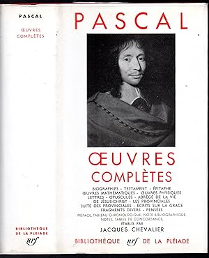 Oeuvres complètes Texte établis et annoté par Jacques Chevalier