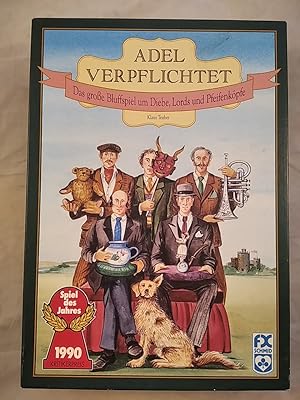 FX Schmid 712238: Adel Verpflichtet (Holzspielsteine)[Gesellschaftsspiel]. Spiel des Jahres 1990....