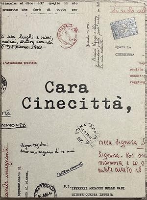 Bild des Verkufers fr Cara Cinecitta' zum Verkauf von librisaggi
