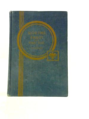 Bild des Verkufers fr Goethe's Faust Volume I: The First Part zum Verkauf von World of Rare Books