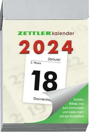 Immagine del venditore per Tagesabreikalender S 2024 4,1x5,9 venduto da Rheinberg-Buch Andreas Meier eK