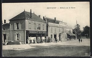 Carte postale Revigny, Hotels du Gare