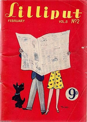 Lilliput Magazine. February 1941. Vol.8 no.2 Issue no.44. James Agate, Antonia White article, Kat...
