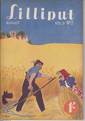 Lilliput Magazine. August 1941. Vol.9 no.2 Issue no.50. Lemuel Gulliver, Martin Freud, Peter Opie...