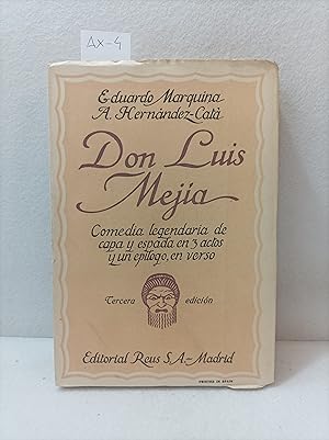 Imagen del vendedor de Don Lus Meja. a la venta por AZAR LIBROS