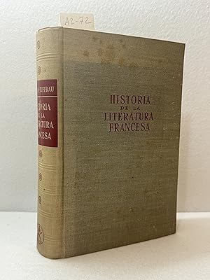 Immagine del venditore per Manual de historia de la literatura francesa. venduto da AZAR LIBROS