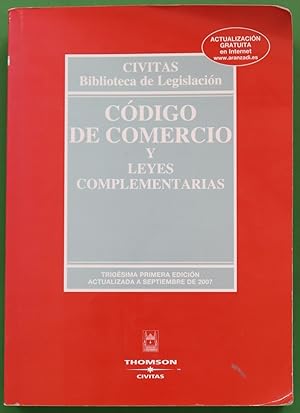 Imagen del vendedor de Cdigo de comercio y leyes complementarias a la venta por Librera Alonso Quijano