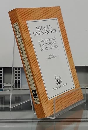 Imagen del vendedor de Cancionero y romancero de ausencias a la venta por Librera Dilogo