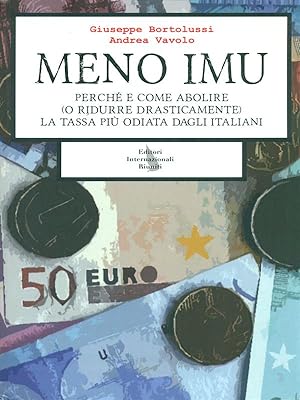 Bild des Verkufers fr Meno imu zum Verkauf von Librodifaccia