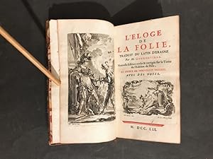L'Éloge de la Folie,. Traduit du latin d'Érasme par M. Gueudeville. Nouvelle édition revue & corr...