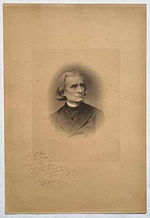 Liszt, Franz (1811-1886) - Impressive oversized signed photograph (The Finest in Existence)
