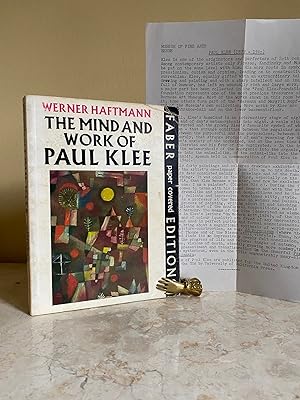 Imagen del vendedor de The Mind and Work of Paul Klee a la venta por Little Stour Books PBFA Member