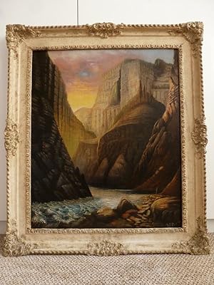 Seller image for The Granite Gorge, Grand Canyon. Attributed to the United States Geological Survey topographer, Sumner Homer Bodfish, who accurately surveyed this section of Grand Canyon over three seasons, between 1878 and 1880, under the instruction of John Wesley Powell and Clarence Dutton. for sale by Berrishill Books