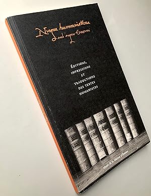 Editions impressions et traductions des textes humanistes Nugae humanisticae numéro 1 hiver 2000