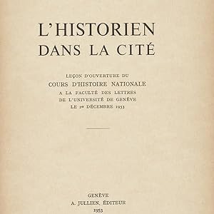 Seller image for L'historien dans la cit for sale by Librairie Jullien