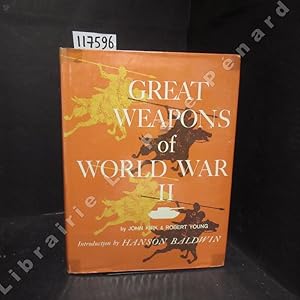 Bild des Verkufers fr Great weapons of World War II. zum Verkauf von Librairie-Bouquinerie Le Pre Pnard